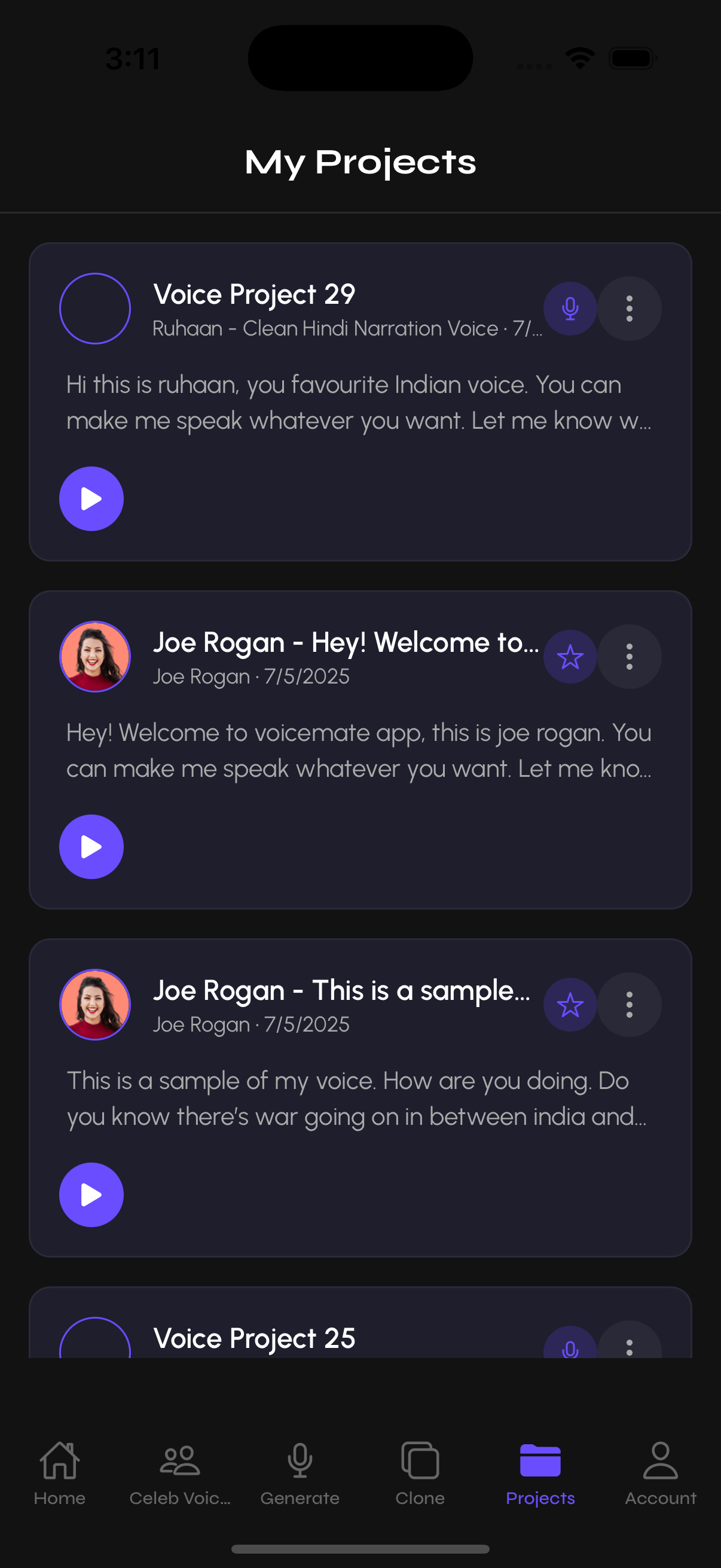 Voice Library